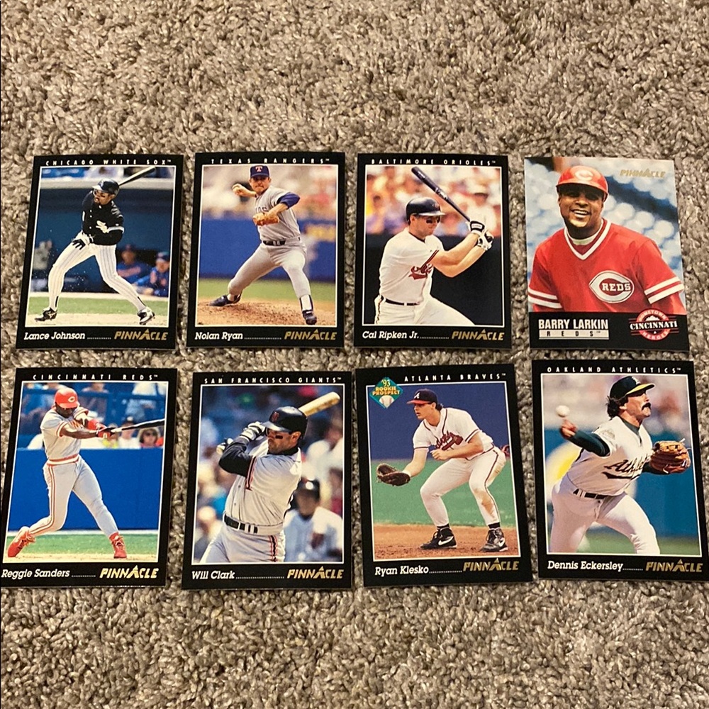 8 Baseball Cards in Good Condition